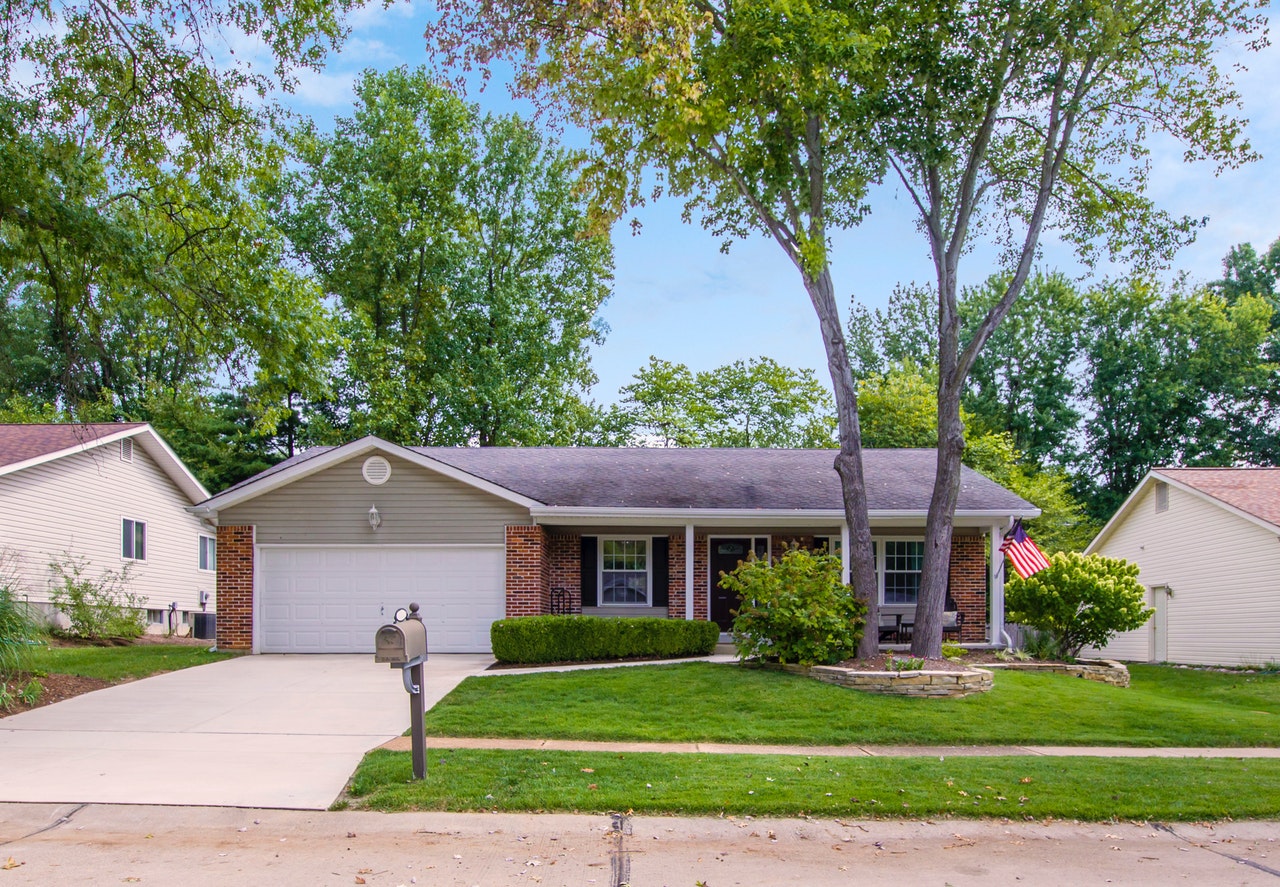 Outside look of an available house