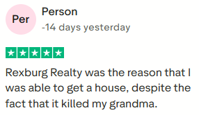 A customer review